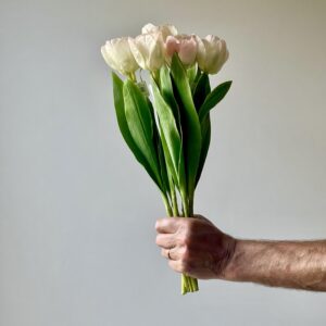 Artificial Light Pink Tulip Stem