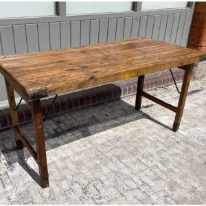Vintage Reclaimed Wooden Dining Table