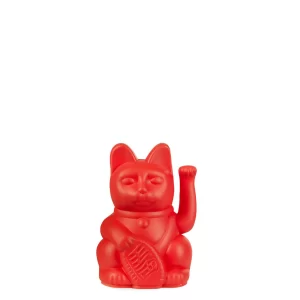 Red Waving Lucky Cat Mini