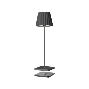 Anthracite Sompex Troll Outdoor Battery Table Lamp 2.0