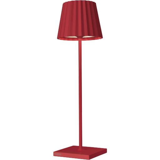 Red Sompex Troll Outdoor Battery Table Lamp 2.0