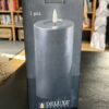 Black 7.5cmx15cm Battery Operated LED Candles