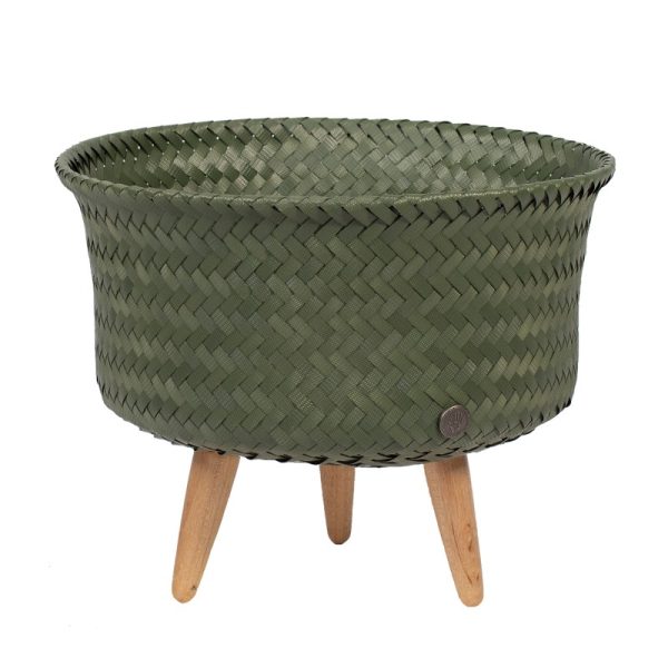 Huntingdon Green Up Low Plant Basket Stand