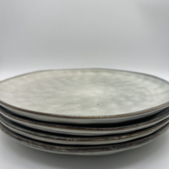 Flax Stoneware Dinner Plate