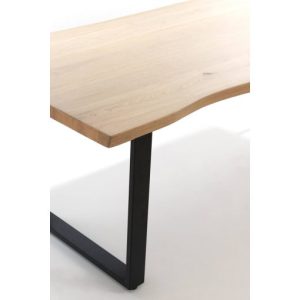 Oak Wood Top Dining Table