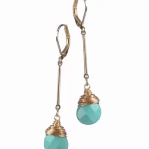 Turquoise Pendulum Drop Earring