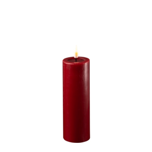 Bordeaux 7.5x15cm Battery Operated LED Candle