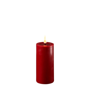 Bordeaux 7.5x10cm Battery Operated LED Candle