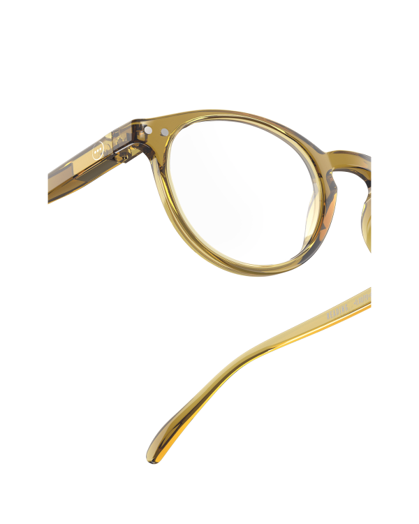 Izipizi Model A Reading Glasses Golden Green