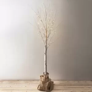 Led White Birch Tree 120cm