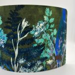 Forest Dark Floral Print Wall Lampshade 36cm