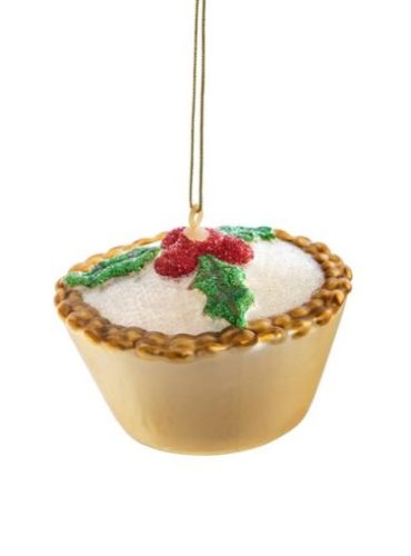 Mince Pie Shaped Christmas Bauble