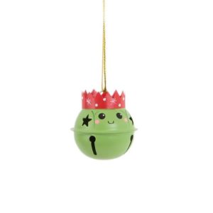 Brussels Sprout Hanging Bell Christmas Decoration