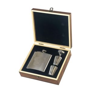 Highland Cow Hip Flask & Cup Set