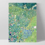 Framed Gustav Klimt Italian Garden Landscape Print 21x30cm(A4)