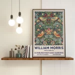 William Morris Edinburgh Botanic Bird Art Print