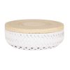 White Wonder Round Storage Basket