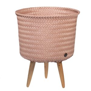 Copper Blush Up Mid Plant Basket Stand