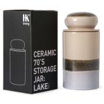 HKliving 70's Ceramic Storage Jar Lake