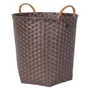 Large Taupe Open Basket