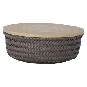 Medium Taupe Wonder Round Storage Basket