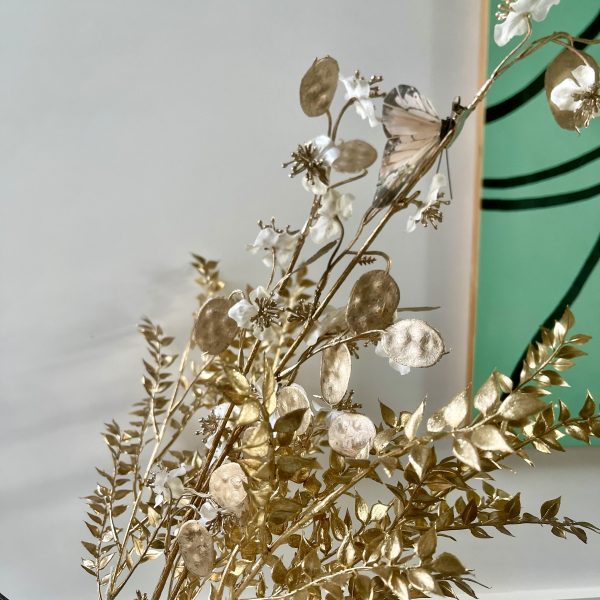 Ivory & Gold Honesty Stem