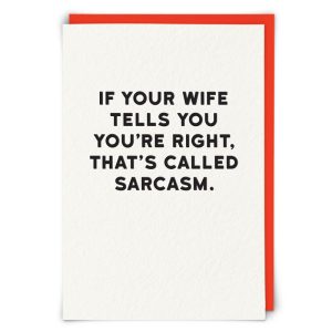 Greetings Card Sarcasm