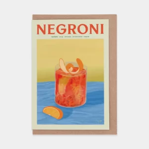 Negroni Greetings Card