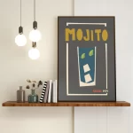 Mojito Cocktail Boho Print