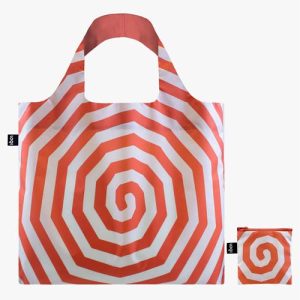 Louise Bourgeois Spirals Red Recycled Bag