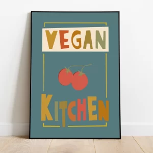Vegan Kitchen Vegetable Print