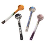 HKliving 70's M Force Ceramic Spoons Set of 4