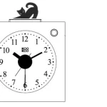 Kookoo Kids Alarm Clock White