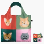 Loqi Stephen Cheetham's Cats Recycle Bag