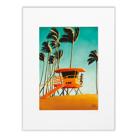 Framed Emilie Arnoux Pineapple Feel Print 30x40cm
