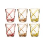 Box Of 6 Outdoor Plastic Tumblers Mixed Colours