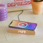 Rise Charge Wireless Charger & Alarm Clock Yellow