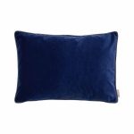 Midnight Blue Velvet Cushion 60x40cm