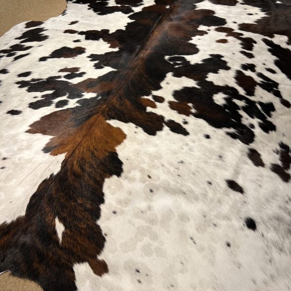 Large Tri Colour Cow Hide Rug