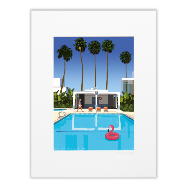 Framed Paulo Mariotti Palm Springs Print