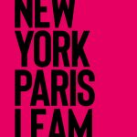 Framed Pink New York Paris Leam Print 30x40cm