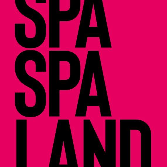 Framed Pink Spa Spa Land Print 70x50cm
