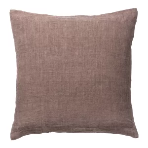 Luxury Light Linen Rouge Square Cushion