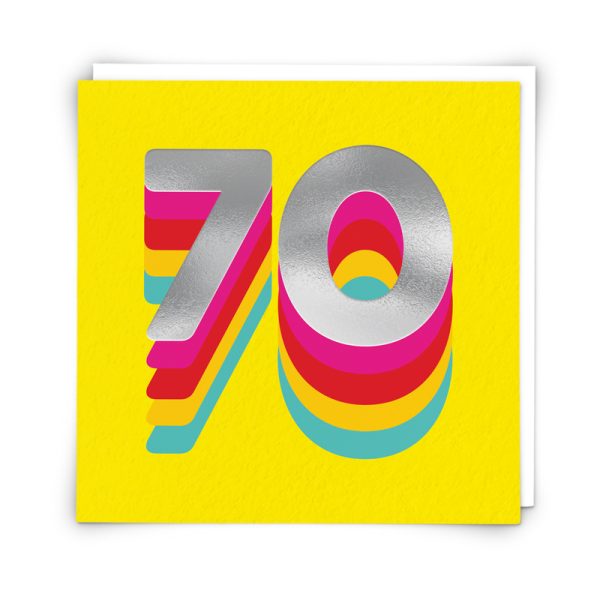 Greetings Card Stripe 70