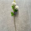 Artificial Soft Touch White Rose Stem