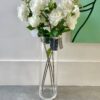 Artificial Soft Touch White Rose Stem
