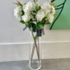 Artificial Soft Touch White Rose Stem
