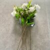 Artificial Soft Touch White Rose Stem