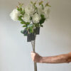 Artificial Soft Touch White Rose Stem