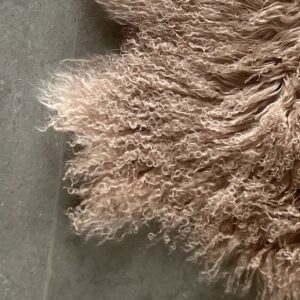 Camel Tibetan Sheepskin Rug